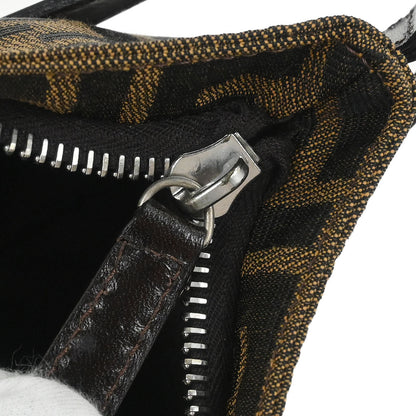 Fendi Brown Zucca Shoulder Bag