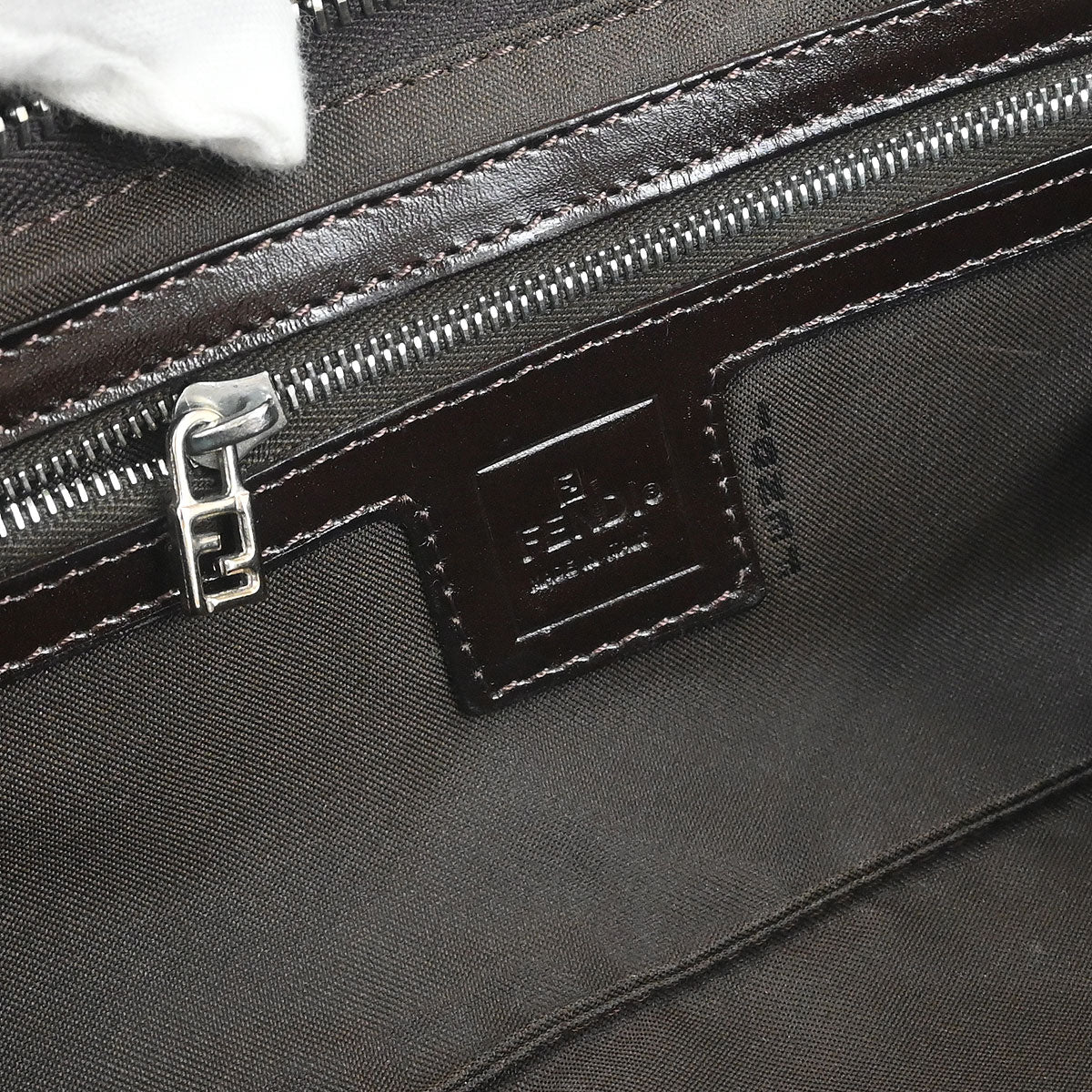 Fendi Brown Zucca Shoulder Bag