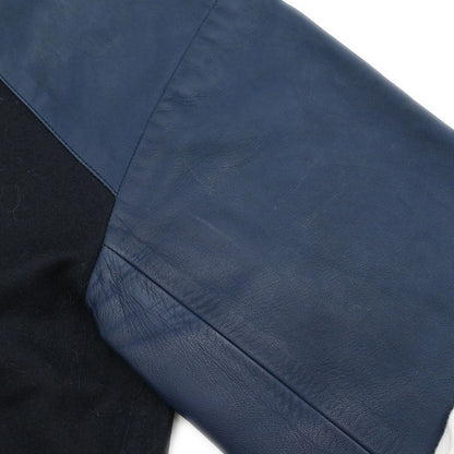 Chanel 2004 Sport Line Spring Letterman Bomber Jacket Navy #36