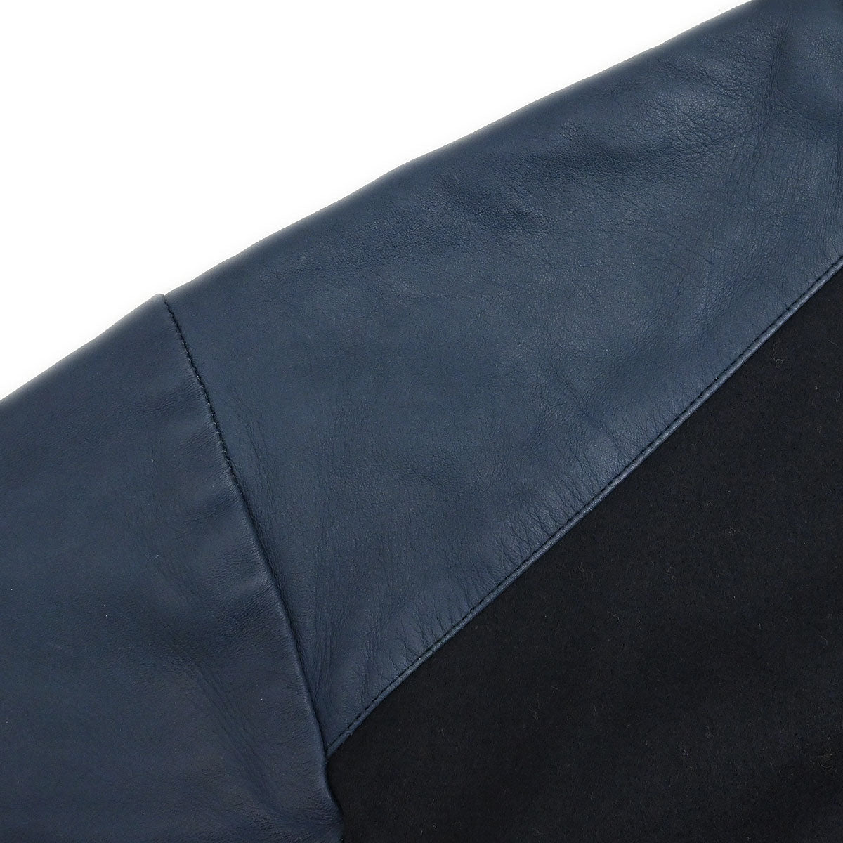 Chanel 2004 Sport Line Spring Letterman Bomber Jacket Navy #36