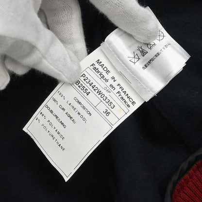 Chanel 2004 Sport Line Spring Letterman Bomber Jacket Navy #36