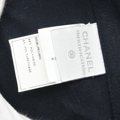 Chanel 2004 Sport Line Spring Letterman Bomber Jacket Navy #36