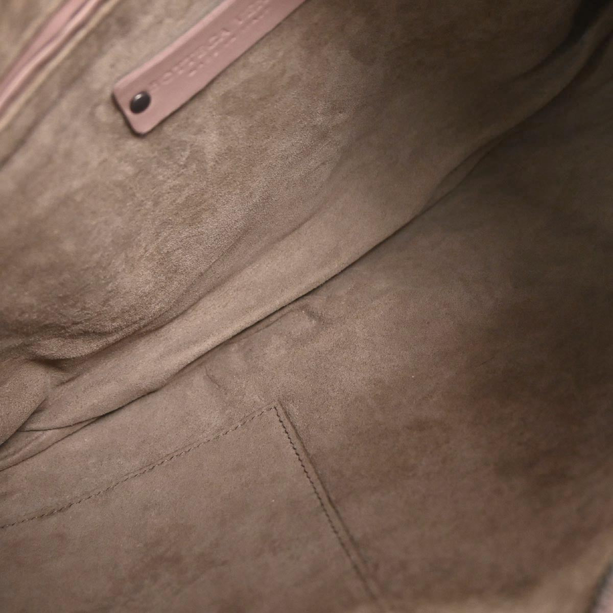 Bottega Veneta Pink Lambskin Intrecciato Hobo Bag