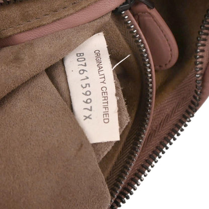 Bottega Veneta Pink Lambskin Intrecciato Hobo Bag