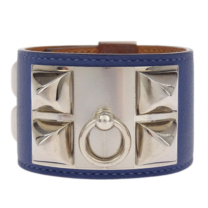 Hermes Blue Encre Swift Collier De Chien Bangle