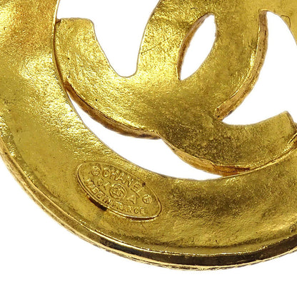 Chanel Medallion Gold Chain Pendant Necklace 94A