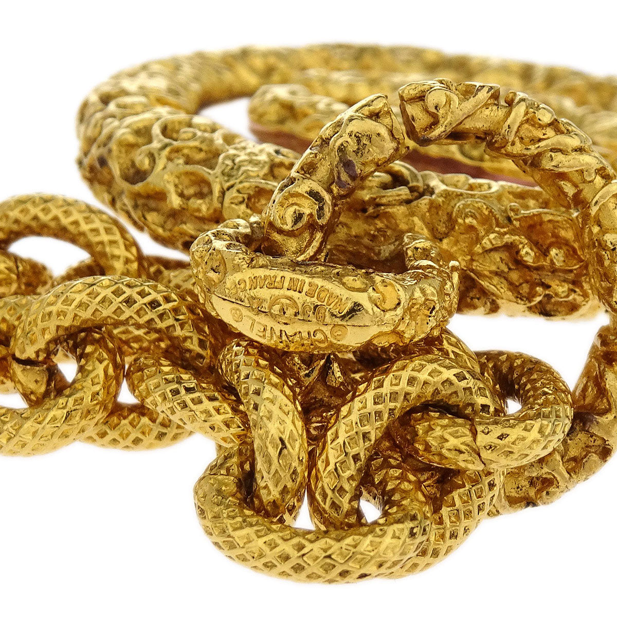 Chanel Gold Medallion CC Chain Pendant Necklace 93A