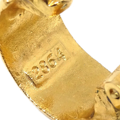 Chanel Dangle Hoop Clip-On Earrings Gold 2864/28