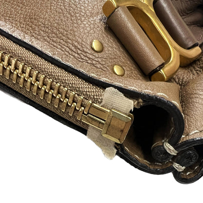 Chloe Brown Leather Marcie 2way Shoulder Handbag