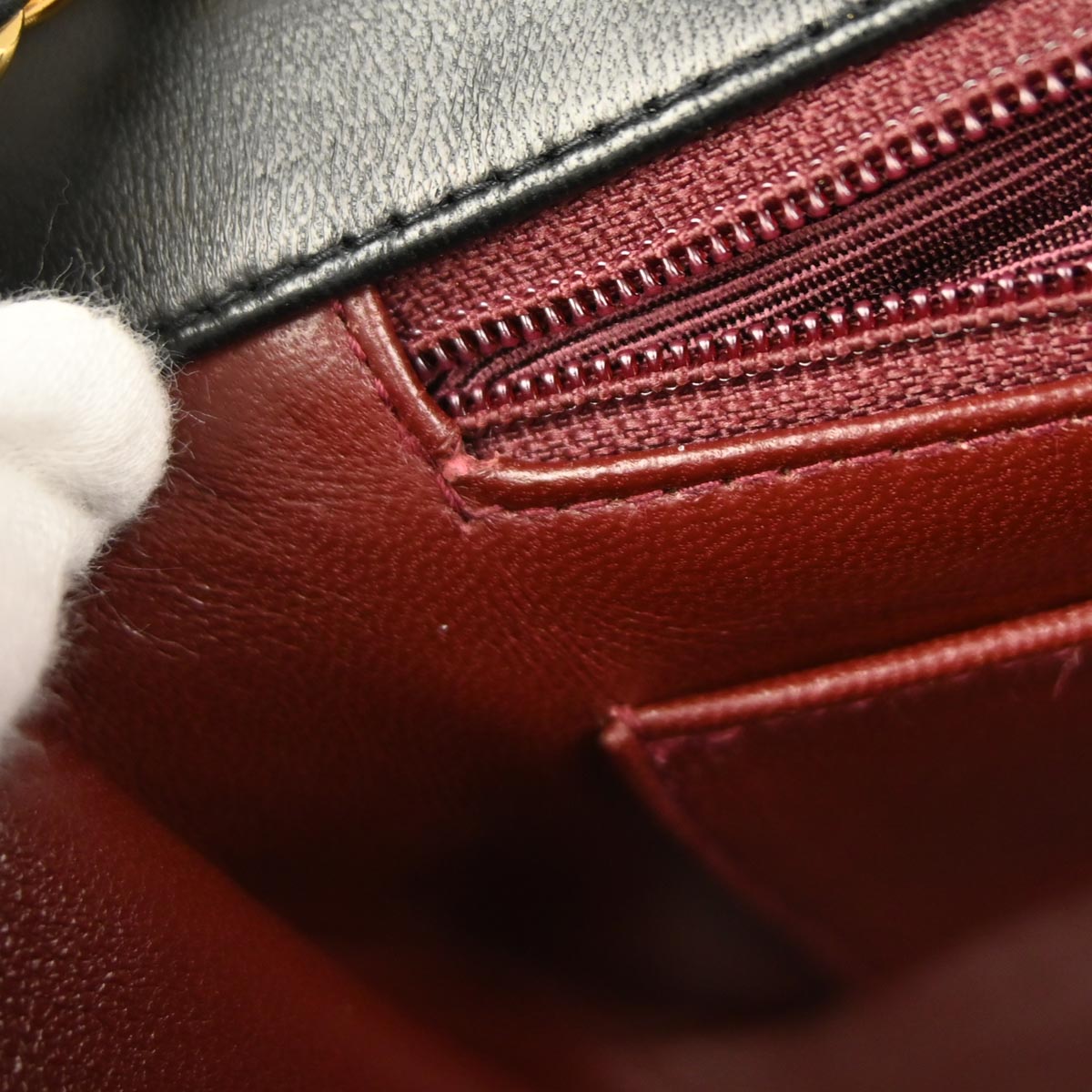 Chanel Black Lambskin Mademoiselle Single Flap Shoulder Bag