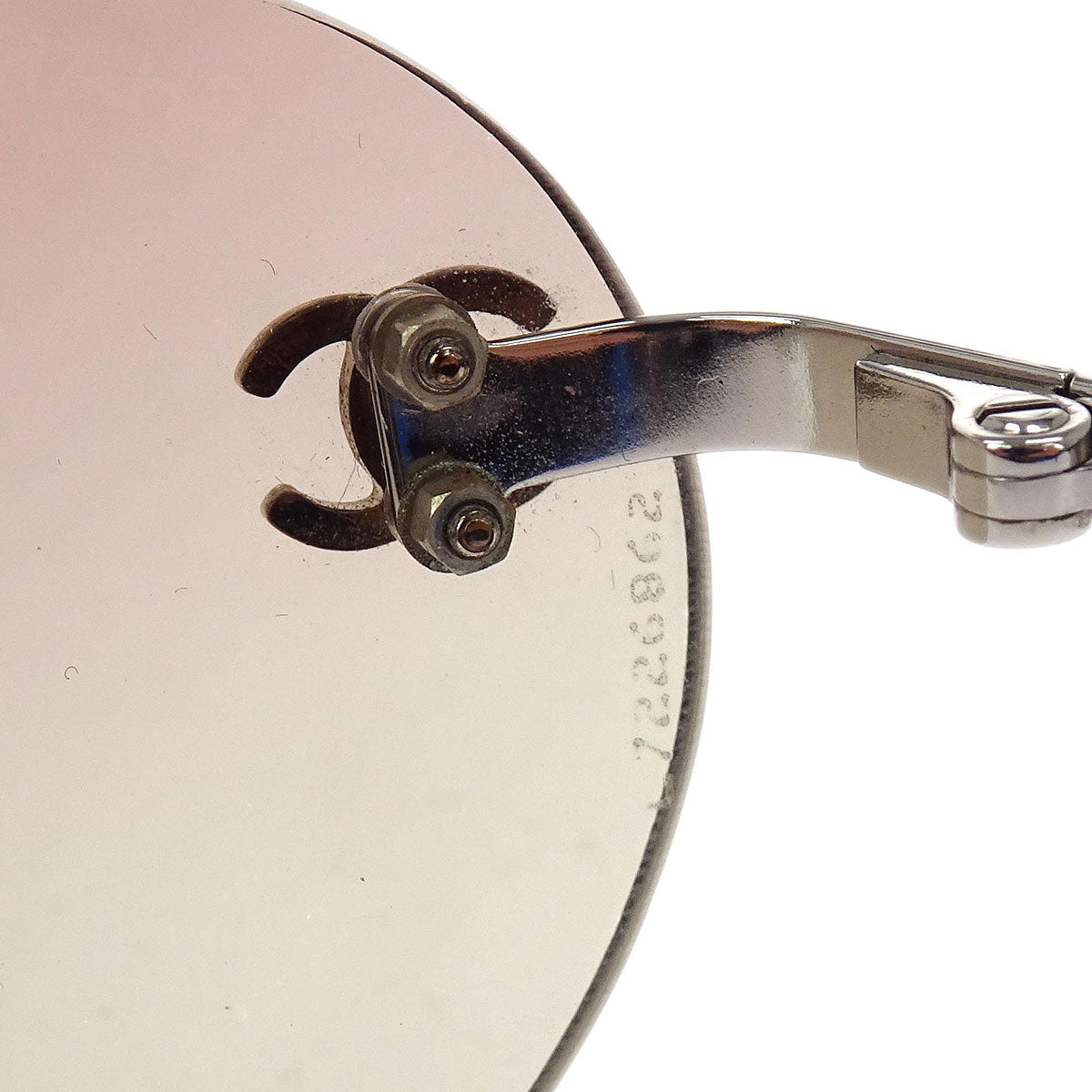 Chanel Sunglasses Eyewear Pink 59□16 Small Good