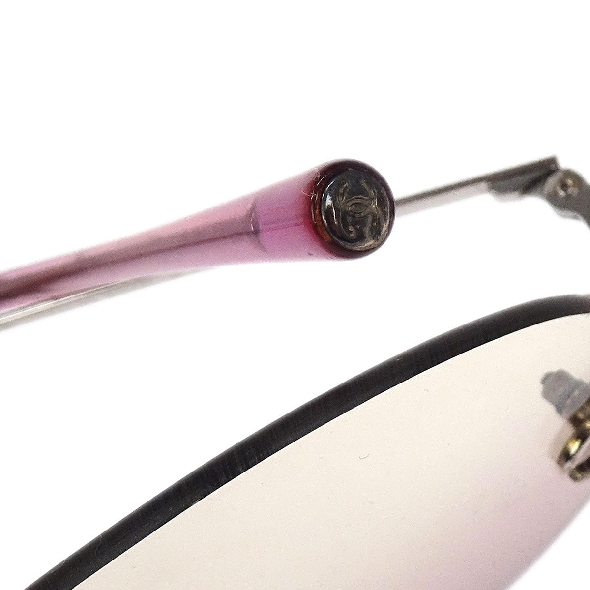 Chanel Sunglasses Eyewear Pink 59□16 Small Good