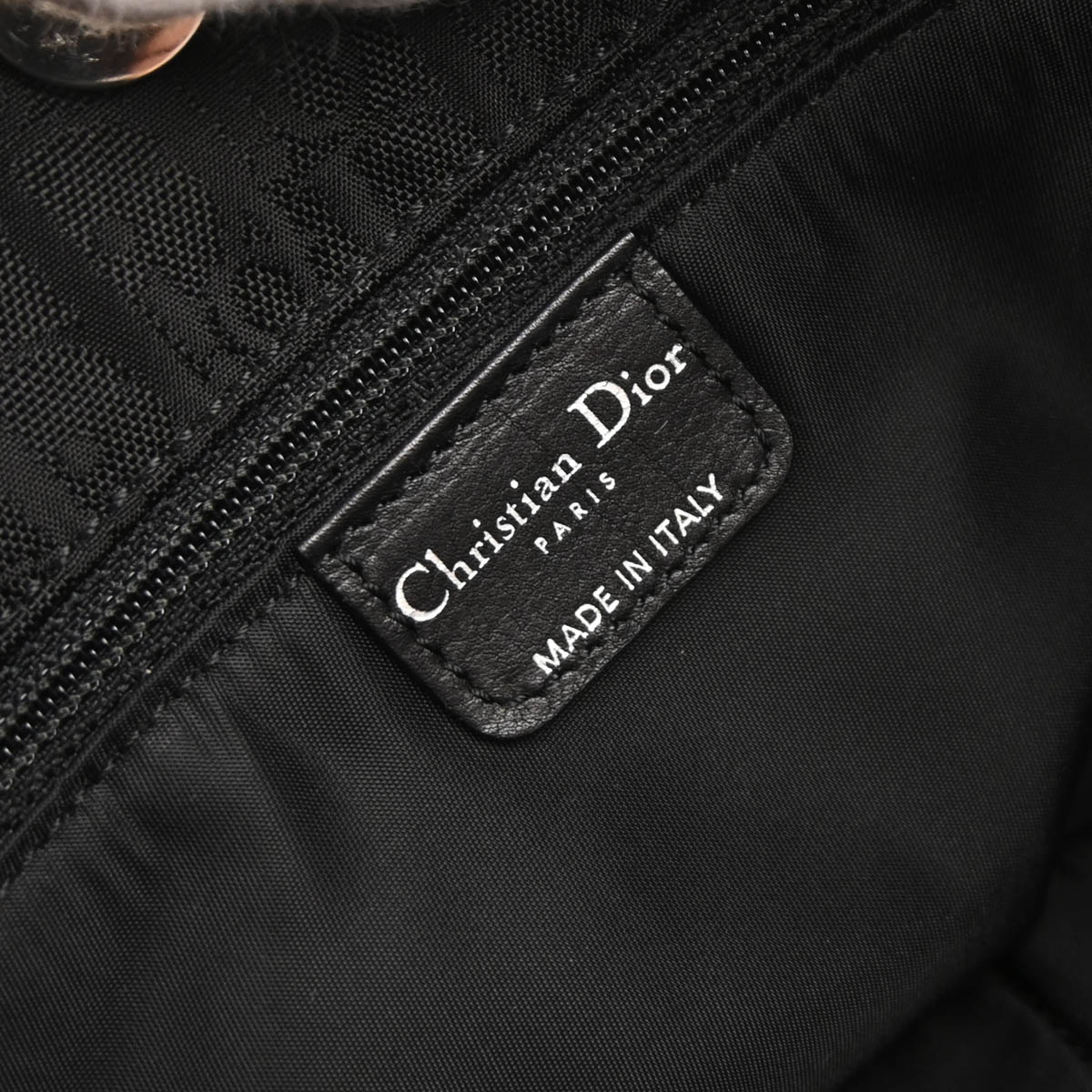 Christian Dior Black Nylon Trotter Lovely Tote Handbag