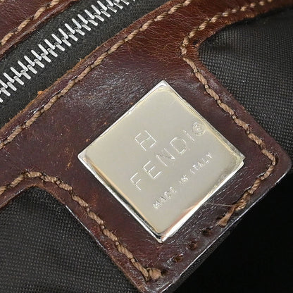 Fendi Brown Corduroy Handbag