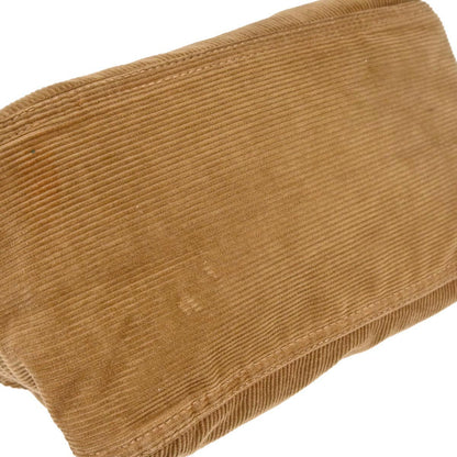 Fendi Brown Corduroy Handbag