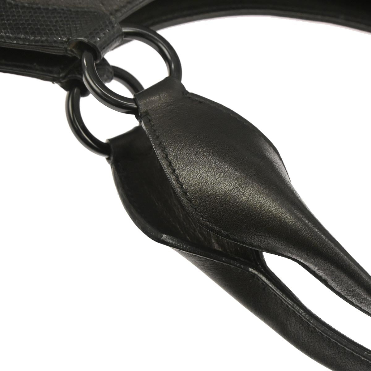 Cartier * Dark Brown Lizard Marcello Handbag