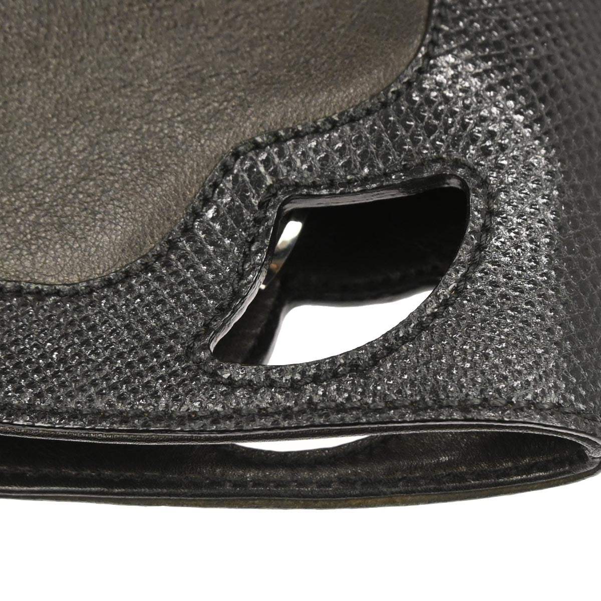 Cartier * Dark Brown Lizard Marcello Handbag