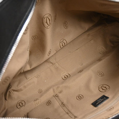 Cartier * Dark Brown Lizard Marcello Handbag