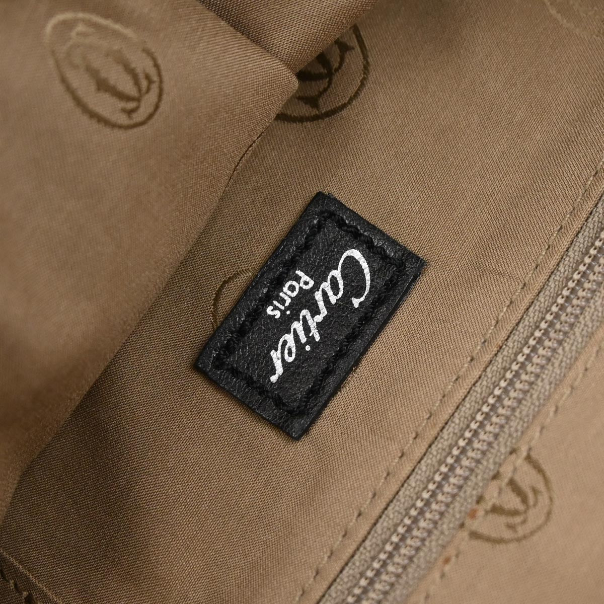 Cartier * Dark Brown Lizard Marcello Handbag