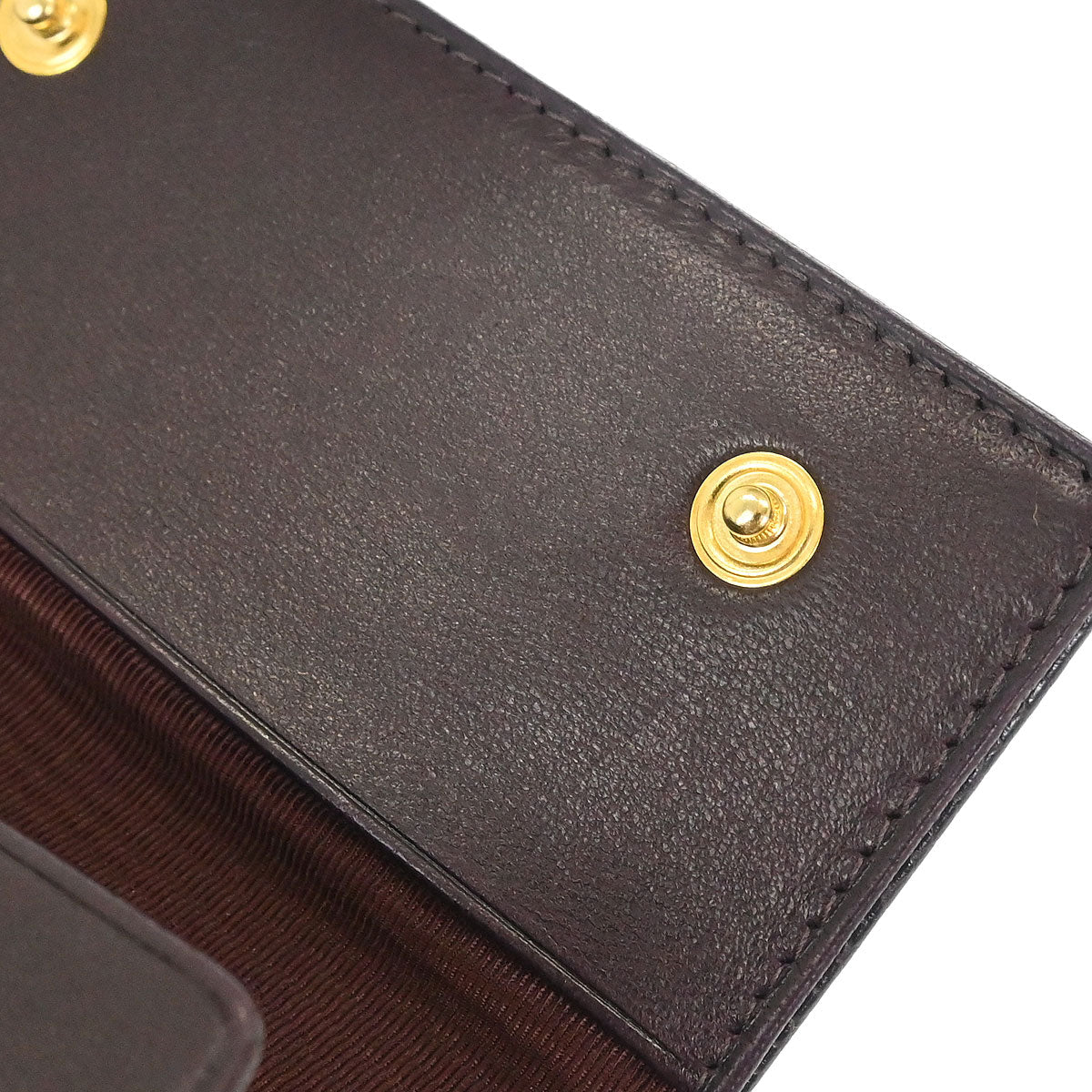 Chanel Key Case Brown Caviar Skin Small Good