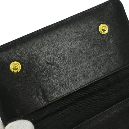 Chanel Black Caviar Skin Key Case Small Good