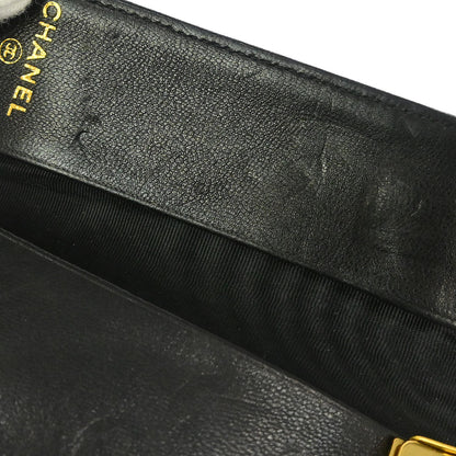 Chanel Black Caviar Skin Key Case Small Good