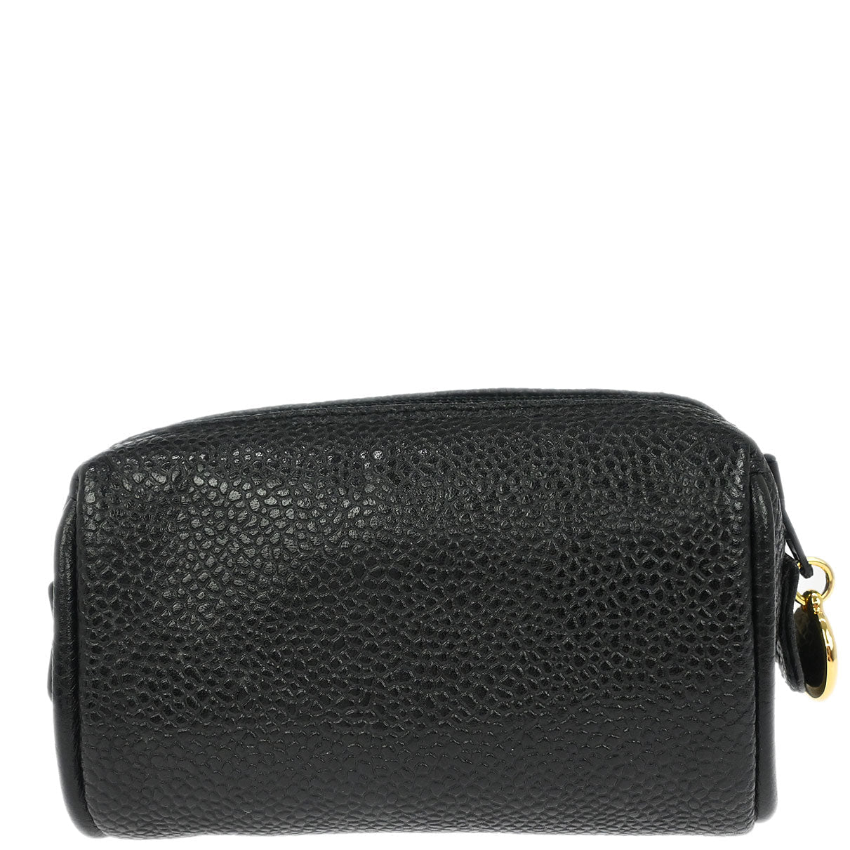 Chanel Black Caviar Skin Multi Pouch