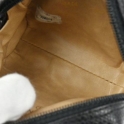 Chanel Black Caviar Skin Multi Pouch