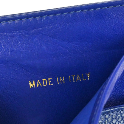 Chanel Blue Caviar Skin Coin Purse Wallet