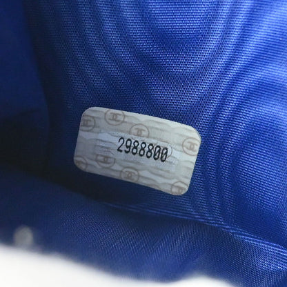 Chanel Blue Caviar Skin Coin Purse Wallet