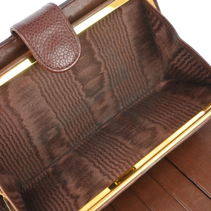 Chanel Brown Caviar Skin Long Bifold Wallet