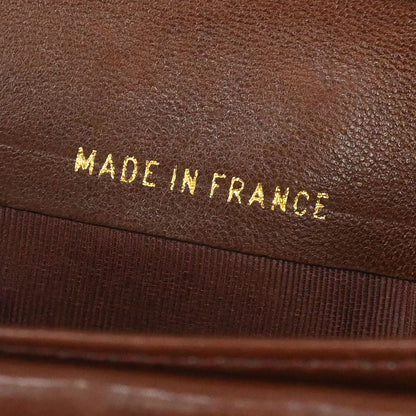 Chanel Brown Caviar Skin Long Bifold Wallet