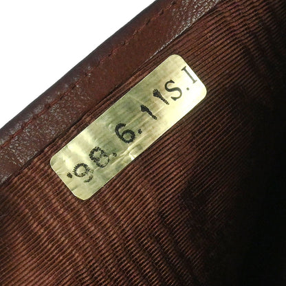 Chanel Brown Caviar Skin Long Bifold Wallet