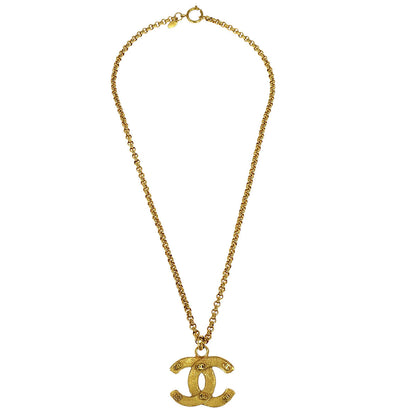 Chanel Gold CC Chain Pendant Necklace 29