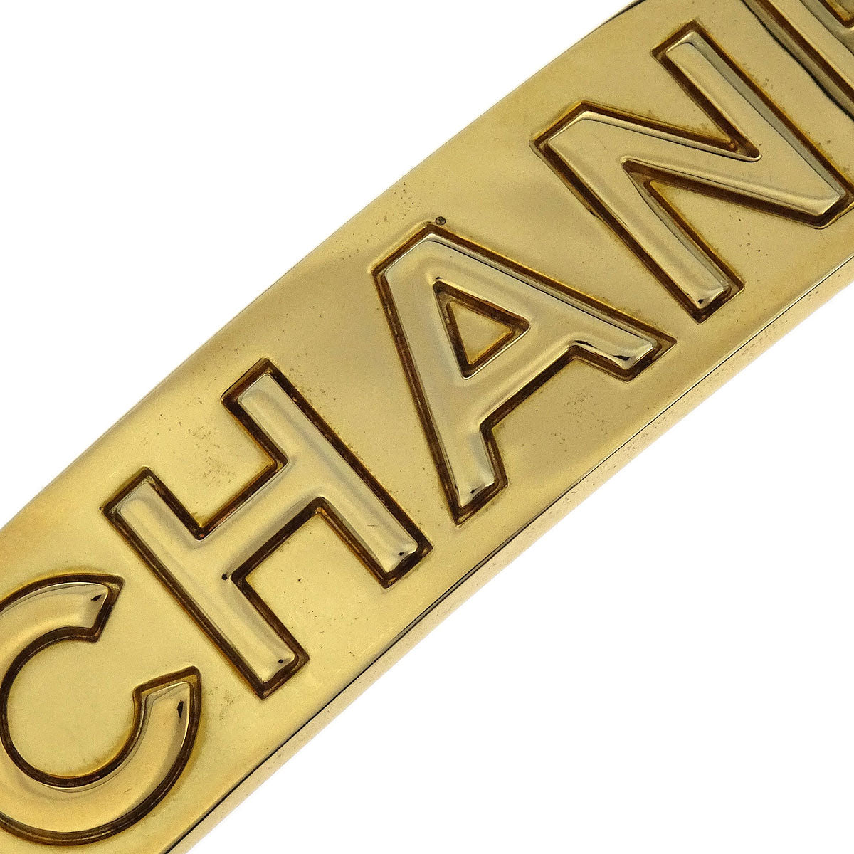 Chanel Hair Clip Barrette Gold 97A