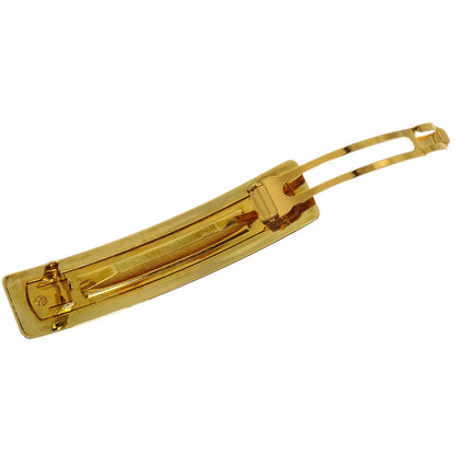Chanel Hair Clip Barrette Gold 97A