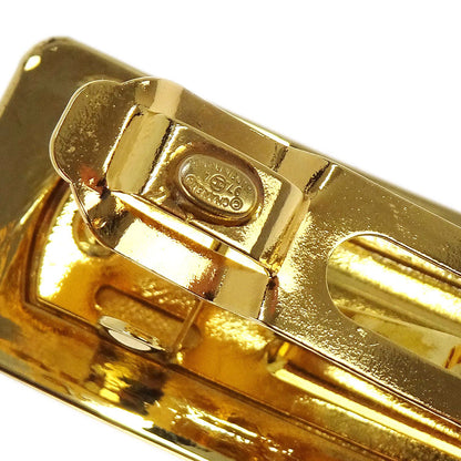 Chanel Hair Clip Barrette Gold 97A