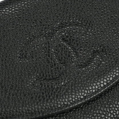 Chanel Black Caviar Skin Coin Purse Wallet