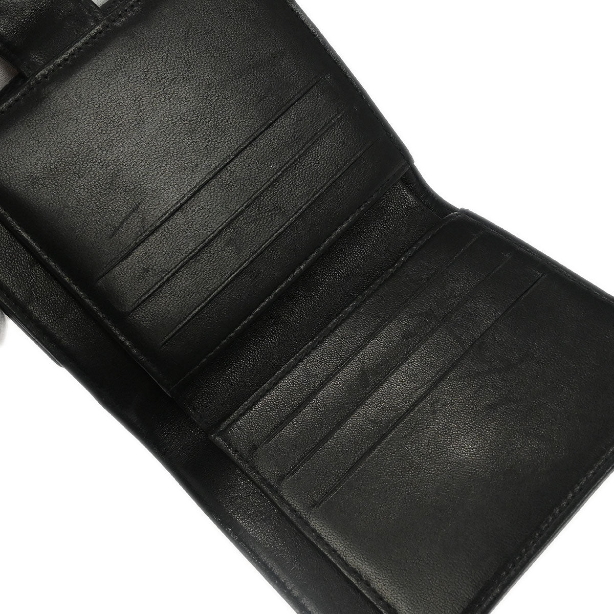 Chanel Black Caviar Skin Coin Purse Wallet