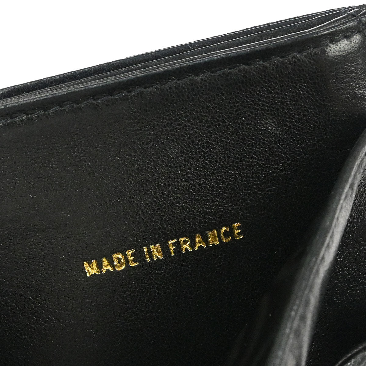 Chanel Black Caviar Skin Coin Purse Wallet