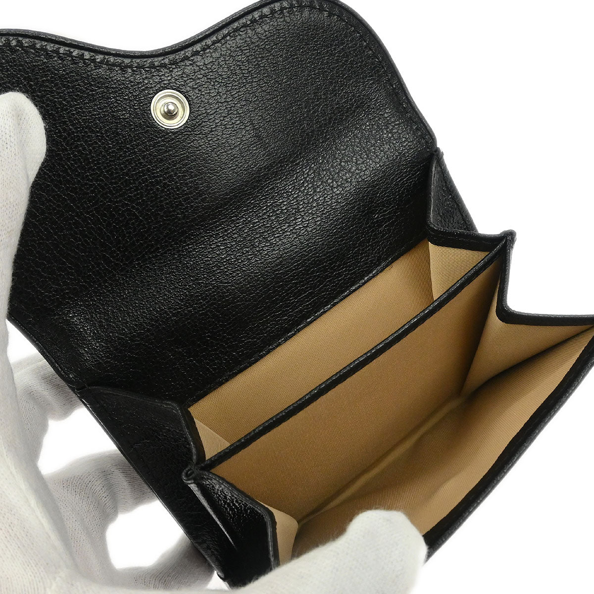 Christian Dior Black Saddle Wallet