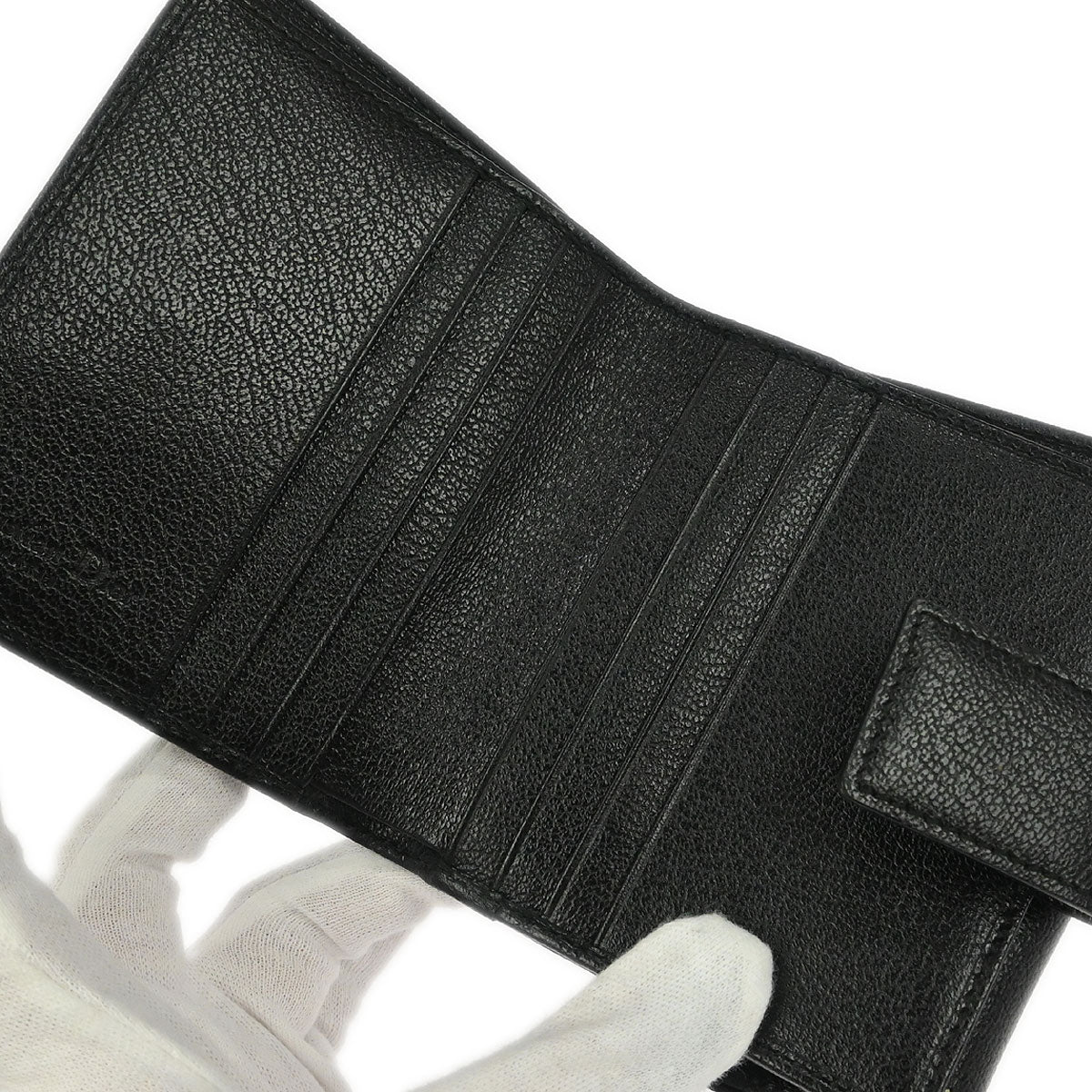 Christian Dior Black Saddle Wallet