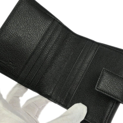 Christian Dior Black Saddle Wallet