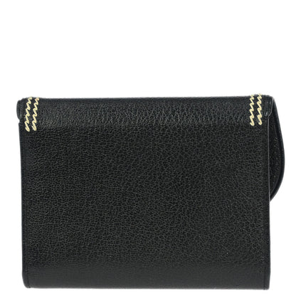 Christian Dior Black Saddle Wallet