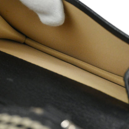 Christian Dior Black Saddle Wallet