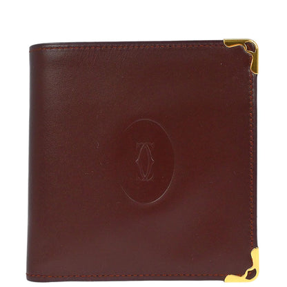 Cartier Bordeaux Must de Cartier Bifold Wallet