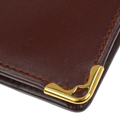 Cartier Bordeaux Must de Cartier Bifold Wallet