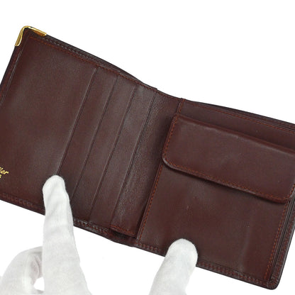 Cartier Bordeaux Must de Cartier Bifold Wallet