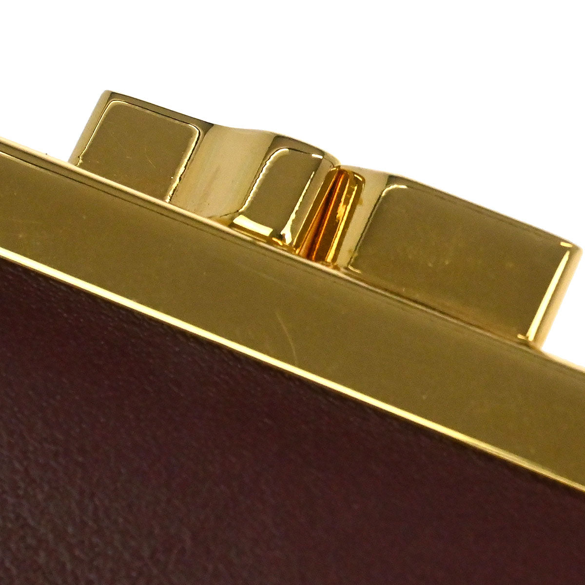 Cartier Bordeaux Must de Cartier Coin Purse Wallet