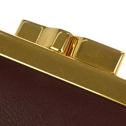 Cartier Bordeaux Must de Cartier Coin Purse Wallet
